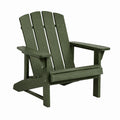 Fauteuil Adirondack en plastique vert Polvaken, dimensions 80 x 86 x 98 cm, avec accoudoirs, style jardin extérieur.